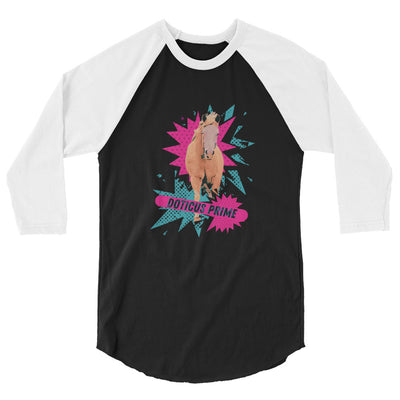 Dot 3/4 sleeve raglan shirt (adult)